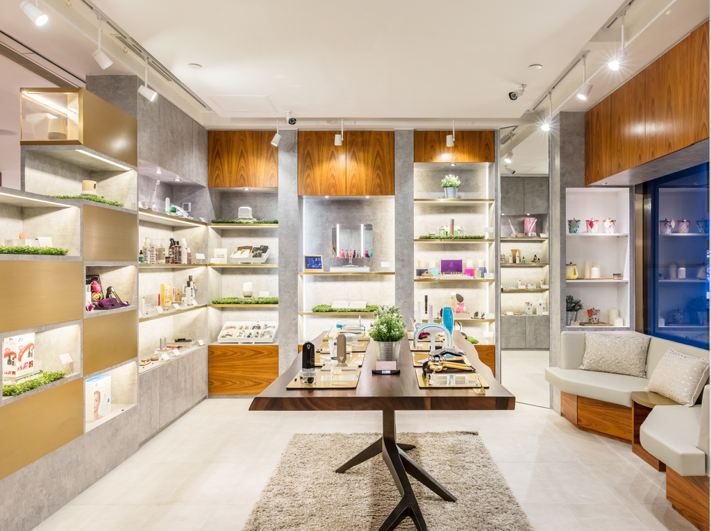 The/A Home Beauty concept store in Landmark Hong Kong