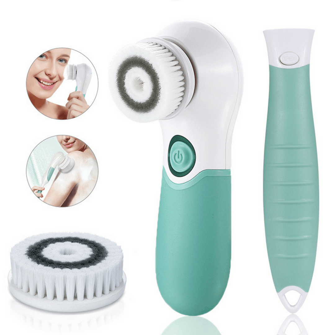 TouchBeauty Rotating Waterproof Facial and Body Brush Mint Green 